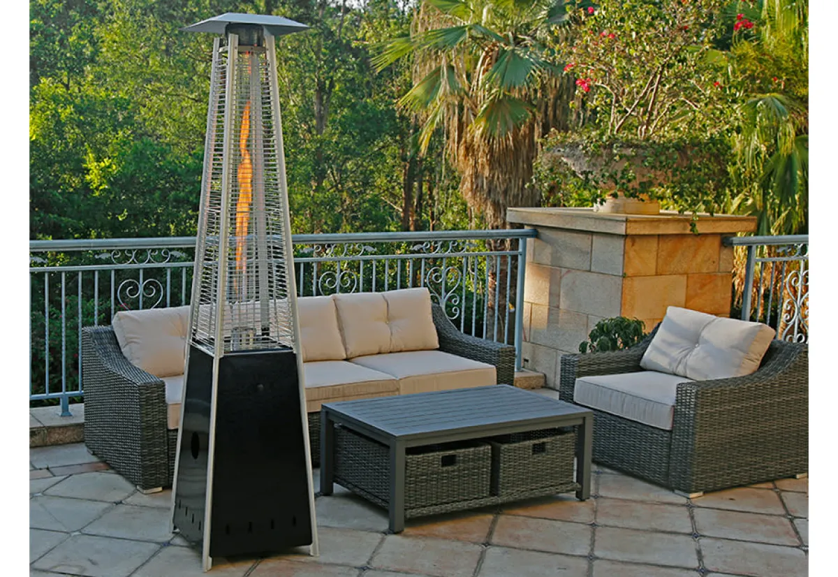 Shinerich International Inc 40,000 BTU Pyramid Floorstanding Patio Heater