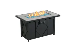 Shinerich International Inc 60,000 BTU Rectangular Propane Fire Pit