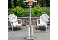 Shinerich International Inc 48,000 BTU Stainless Steel Floorstanding Patio Heater