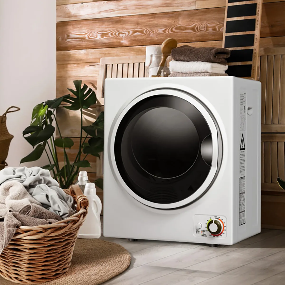 GoPlus (Costway) 1.5 Cu. Ft. Compact Electric Clothes Dryer