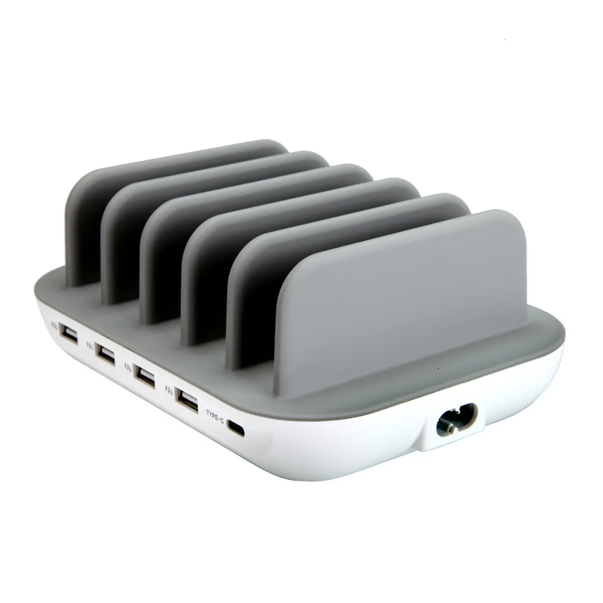 Sharper Image 5 Device Charging Station with Cables