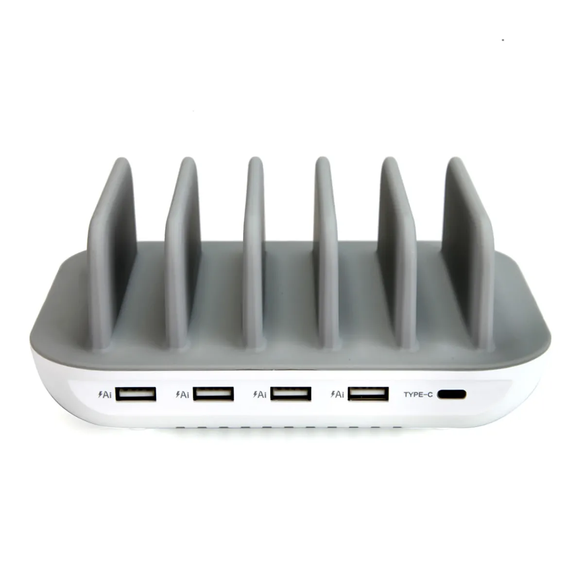 Sharper Image 5 Device Charging Station with Cables
