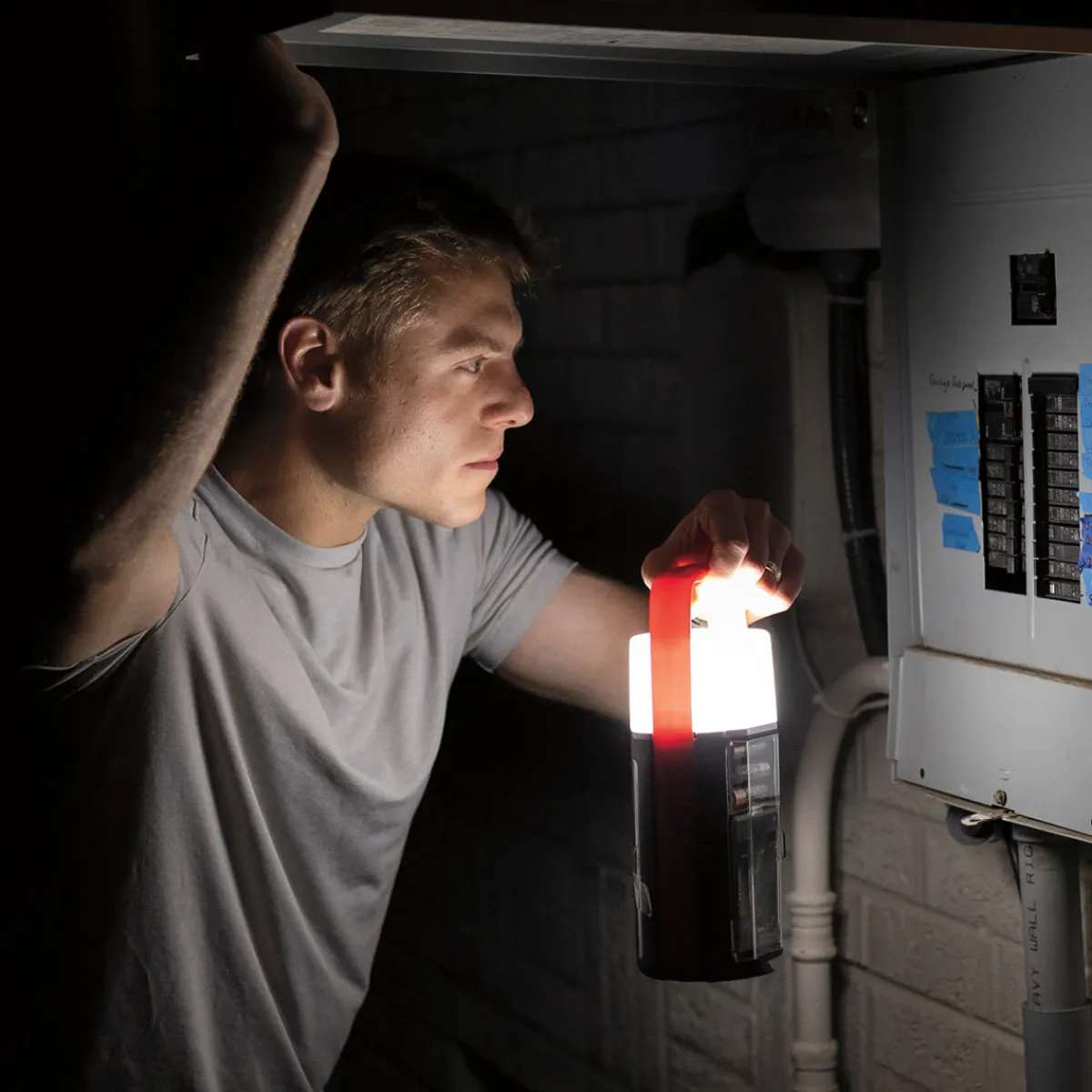 Hugimals Inc 1,000 Lumen Battery Organizer Lantern