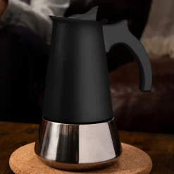 Escali Corp dba Kitchen Supply 500 mL Stainless Steel Espresso Maker
