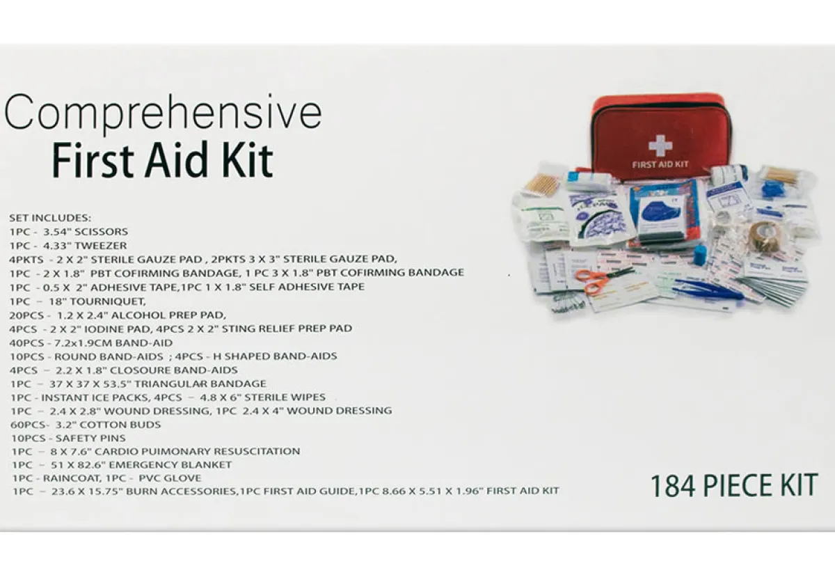Flipo Group, Inc. 184 Piece First Aid Kit