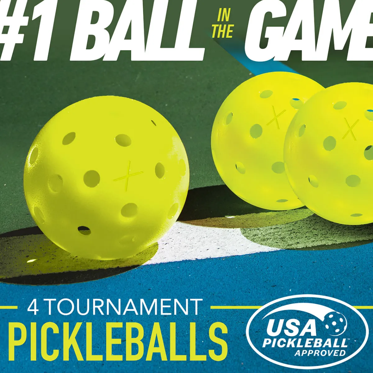 FRANKLIN SPORTS 4 Player Aluminum Paddle Pickleball Set