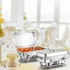 Swan Brand LLC (formerly Armadale LLC) 9 Qt Stainless Steel Chafing Dish (Set of 2)