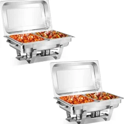 Swan Brand LLC (formerly Armadale LLC) 9 Qt Stainless Steel Chafing Dish (Set of 2)