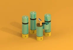 Odash Inc. AA USB Rechargeable Batteries (Set of 4)