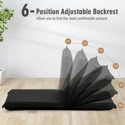 GoPlus (Costway) Adjustable 6-Position Folding Floor Chair