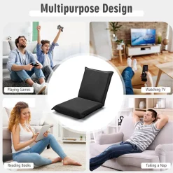 GoPlus (Costway) Adjustable 6-Position Folding Floor Chair