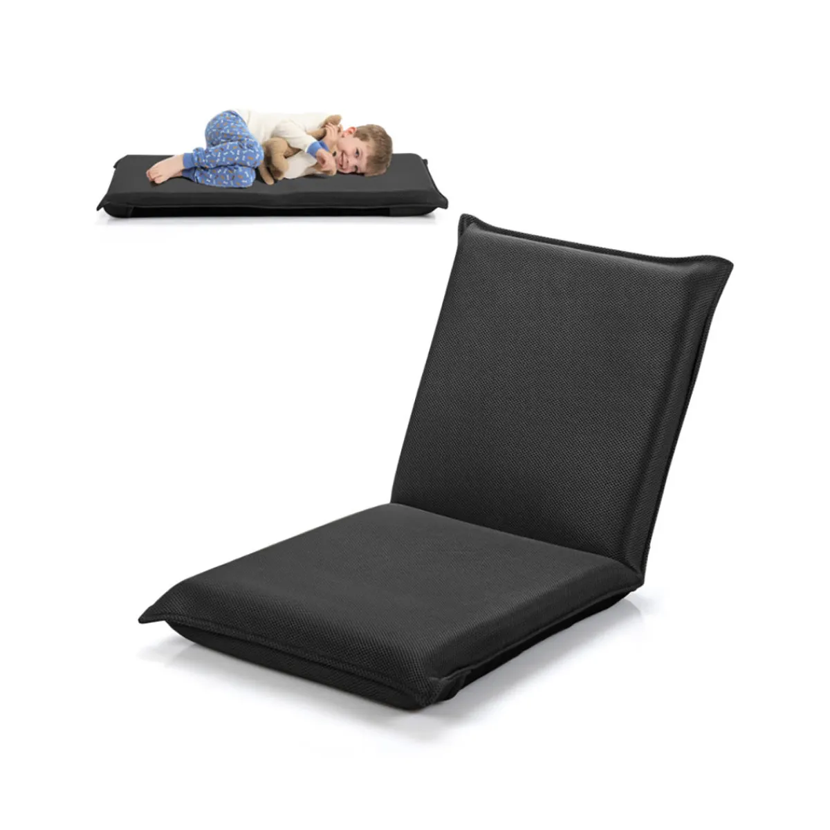 GoPlus (Costway) Adjustable 6-Position Folding Floor Chair