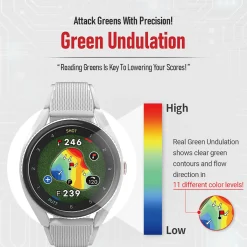 Sharper Image Advanced GPS Golf Watch with Swing and Putt Tracking