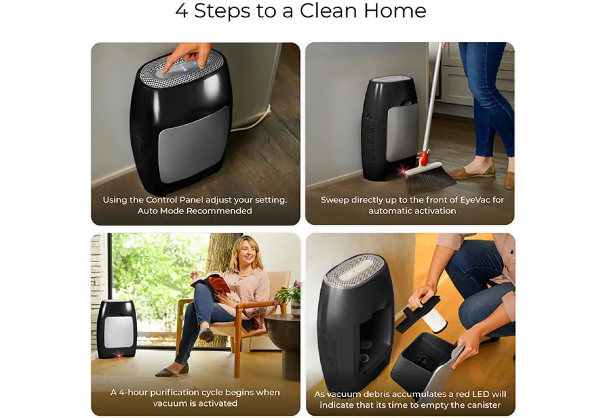 Eyevac LLC Air Purifying Touchless Vacuum