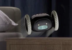 Gingko Design Ltd. Alarm Clock on Wheels