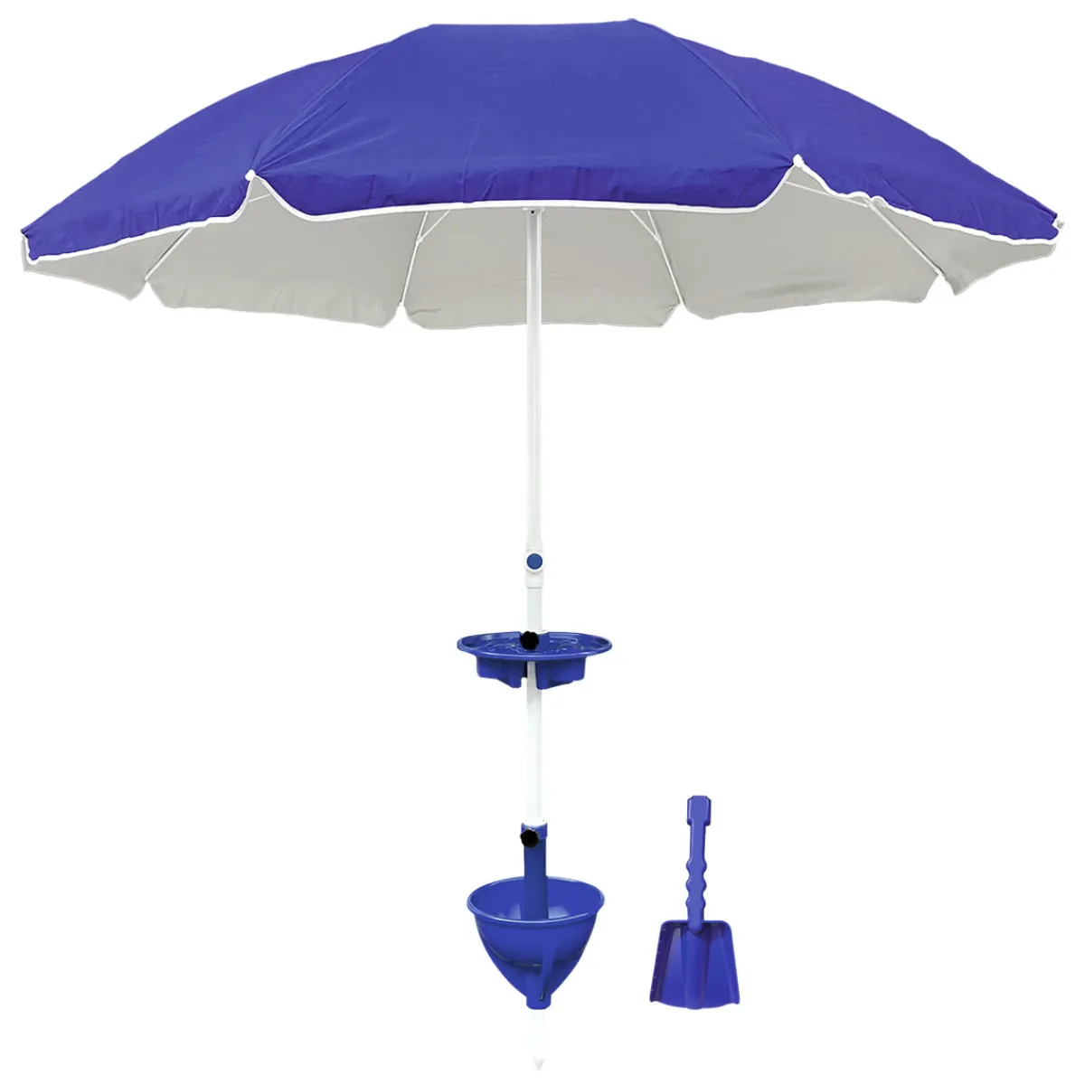 Laze Inc. All-in-One Anchor Table Beach Umbrella