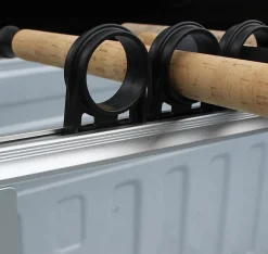 ReelSonar Inc Aluminum Clamp-On Fly Fishing Rod Holder for Truck with 5 Rod Storage
