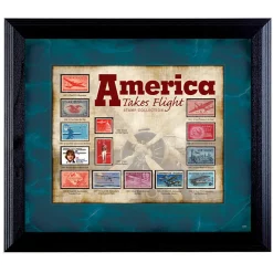UPM Global LLC America Takes Flight Stamp Collection Frame