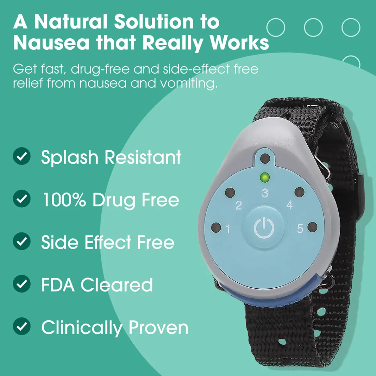 ReliefBand Technologies LLC Anti-Nausea Wristband