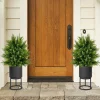 GoPlus (Costway) Artificial Cedar Topiary Ball Trees (Set of 2)