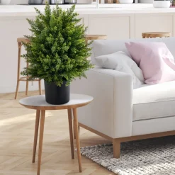 GoPlus (Costway) Artificial Cedar Topiary Ball Trees (Set of 2)