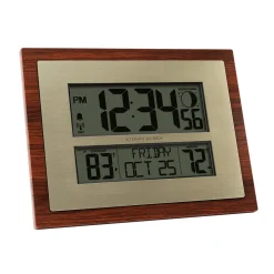 LaCrosse Technology, Ltd. Atomic Digital Wall Clock with Moon Phase