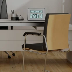 Better Battery Co. Inc. Atomic Digital Wall Clock w/White Backlight