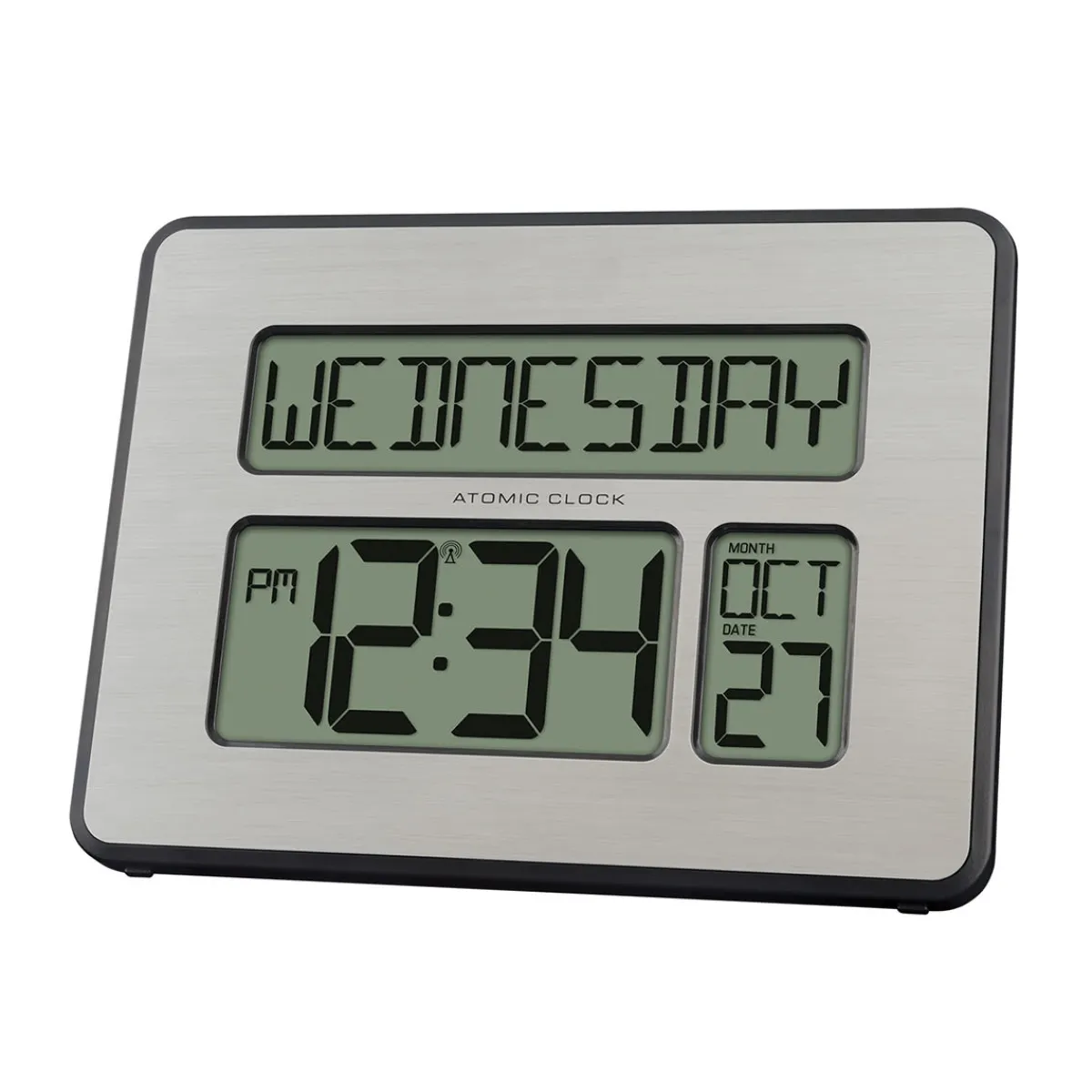 Better Battery Co. Inc. Atomic Digital Wall Clock w/White Backlight