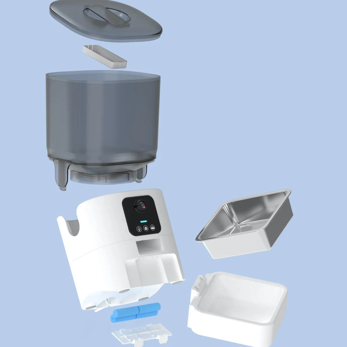 Sonicgrace Inc. Automatic Smart Pet Feeder with 2-Way Audio Camera