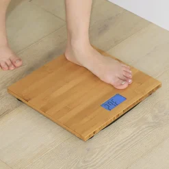 Better Battery Co. Inc. Bamboo Bathroom Scale