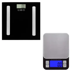 Bibas Wholesale And Retail Inc Bath and Kitchen Scale Bundle
