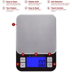 Bibas Wholesale And Retail Inc Bath and Kitchen Scale Bundle