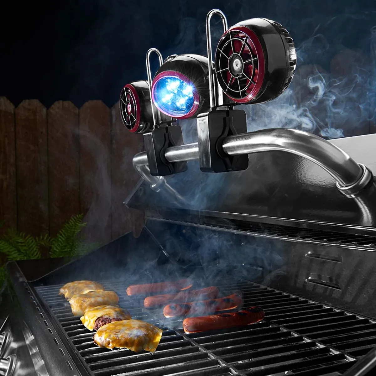 Sharper Image BBQ Grill Light and Fan by