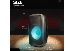 Sharper Image Beat-Synced LED Loudspeaker With Stand