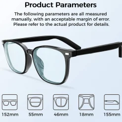 OUTDOOR TECHNOLOGY INC. Bluetooth Smart Glasses with Detachable Lenses