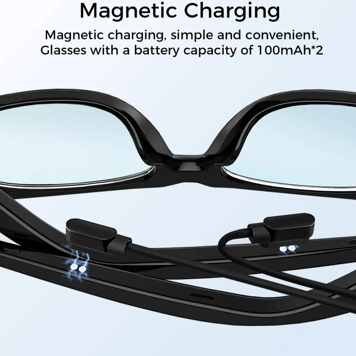 OUTDOOR TECHNOLOGY INC. Bluetooth Smart Glasses with Detachable Lenses