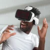 Sharper Image Bluetooth VR Headset with Earphones by