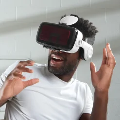 Sharper Image Bluetooth VR Headset with Earphones by