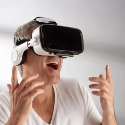 Sharper Image Bluetooth VR Headset with Earphones by