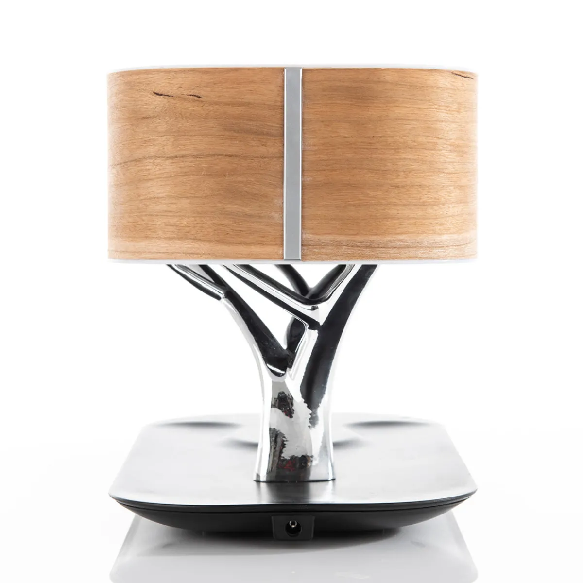 Sharper Image Bonsai Bluetooth Speaker Lamp with Wireless Charging Pad by