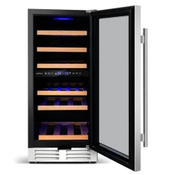 Sharper Image 30-Bottle Dual Zone Freestanding Wine Cooler
