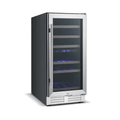 Sharper Image 30-Bottle Dual Zone Freestanding Wine Cooler