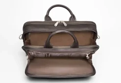 Kingport Industries, LLC Buffalo Leather Briefcase