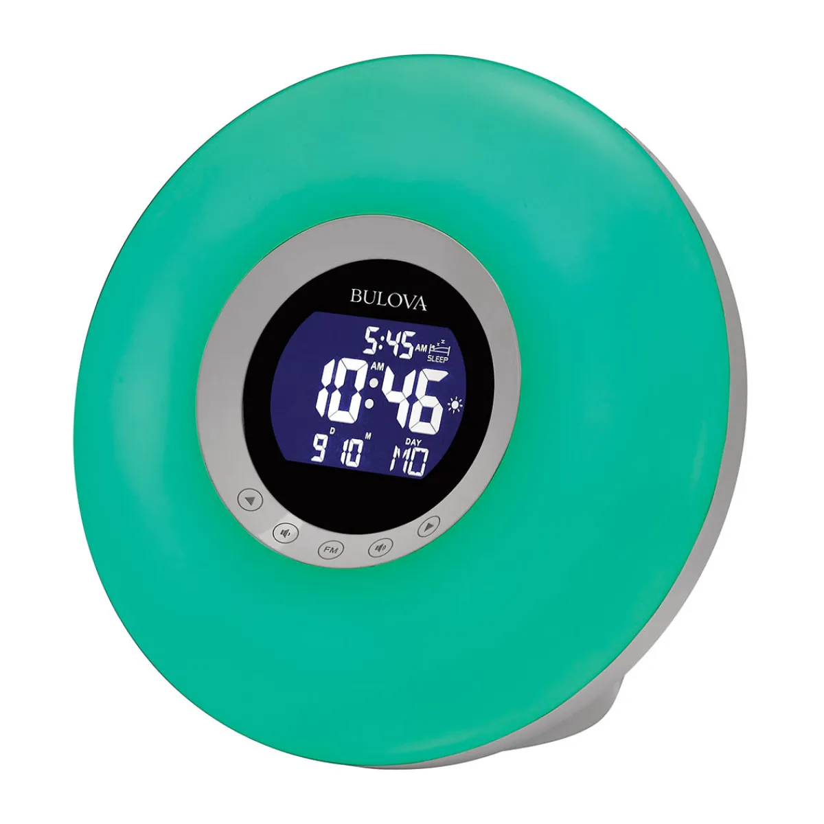 Sharper Image Bulova Multi-Wake LED Tabletop Alarm Clock