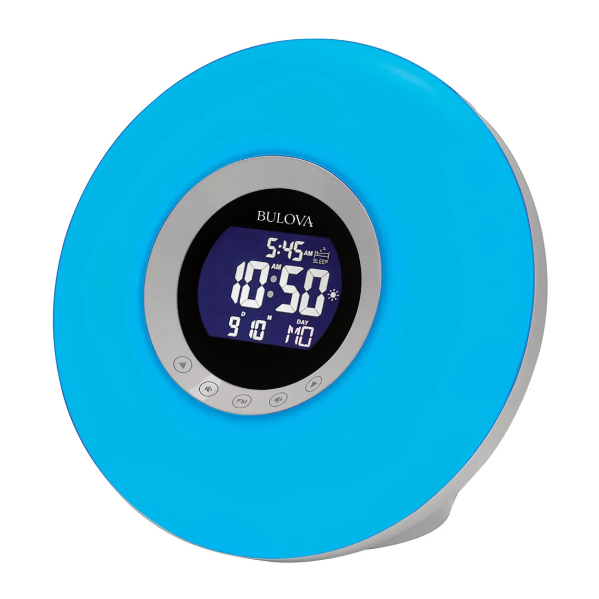 Sharper Image Bulova Multi-Wake LED Tabletop Alarm Clock