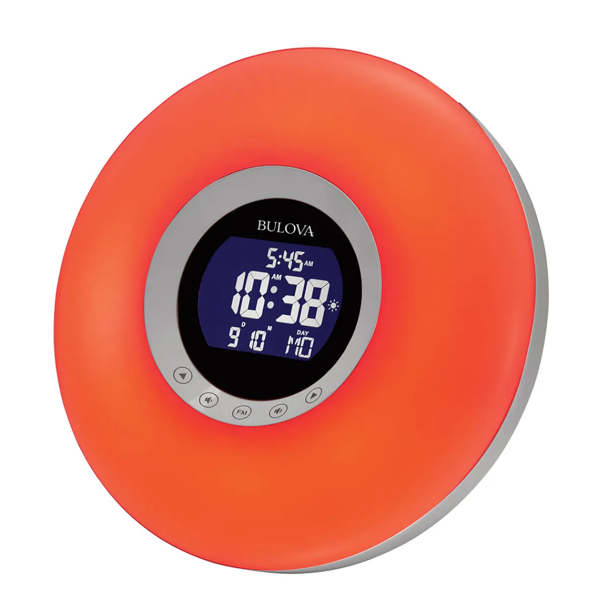 Sharper Image Bulova Multi-Wake LED Tabletop Alarm Clock