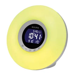 Sharper Image Bulova Multi-Wake LED Tabletop Alarm Clock