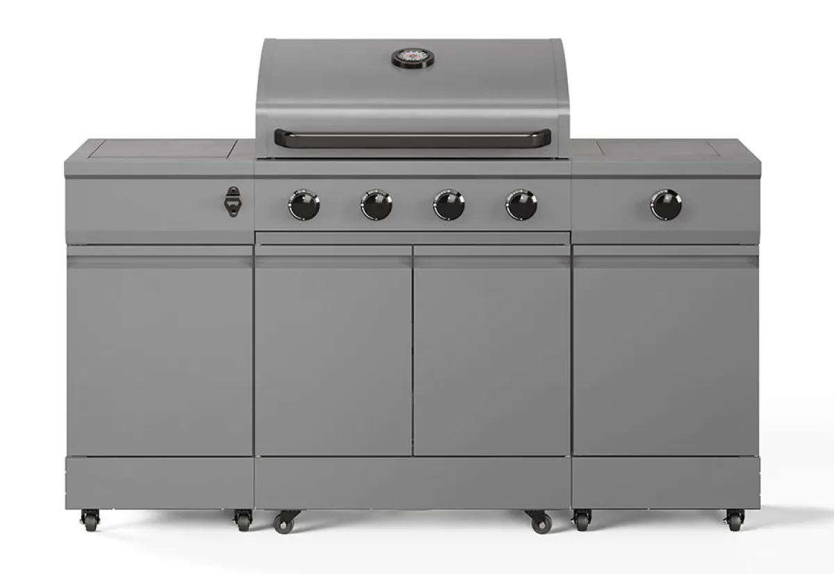 Tytus Grills LLC 5-Burner Fresno Island Outdoor Grill