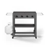 Grill Daddy Brush Co. 4-Burner Outdoor Griddle with Cover