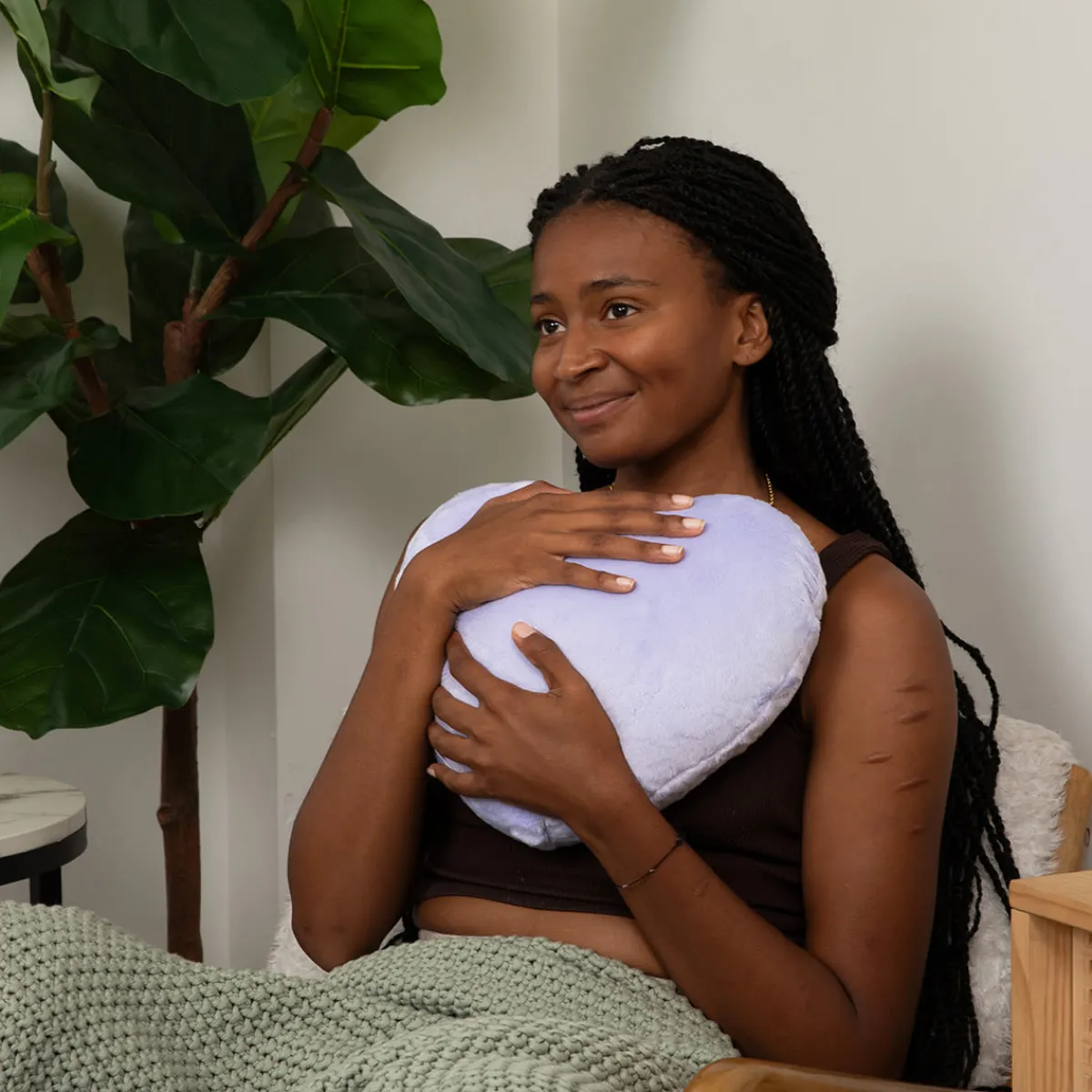 Hugimals Inc Calming Weighted Heart Pillow